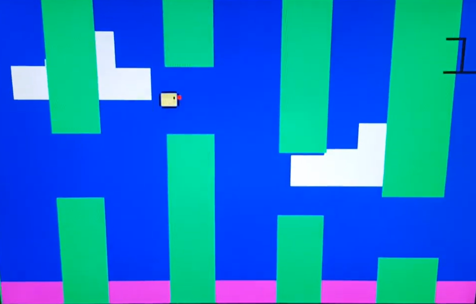 Flappy Bird FPGA Game Screenshot